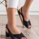 SERGIO LEONE дамски сандали с нисък ток