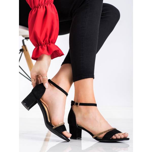GOODIN дамски елегантни сандали с нисък ток