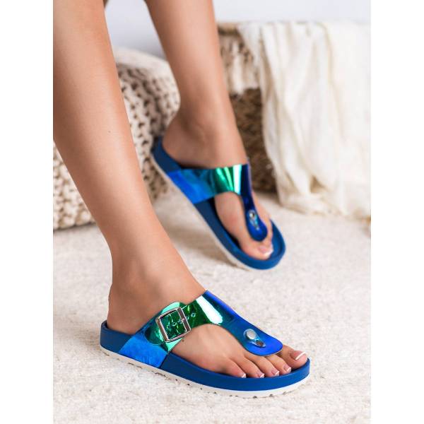 IDEAL SHOES дамски чехли с разделител между пръстите IDEAL SHOES дамски чехли с разделител между пръстите