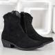 IDEAL SHOES дамски боти с нисък ток IDEAL SHOES дамски боти с нисък ток