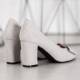 W. POTOCKI дамски велурени обувки с ток