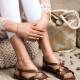 SERGIO LEONE дамски ниски ежедневни сандали
