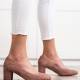SERGIO LEONE дамски елегантни обувки с нисък ток