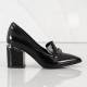 S. BARSKI дамски елегантни обувки с нисък ток