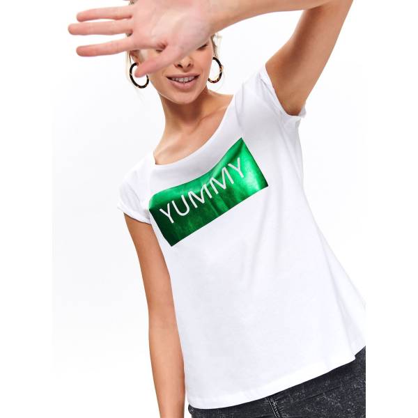 DRYWASH дамска тениска с апликация