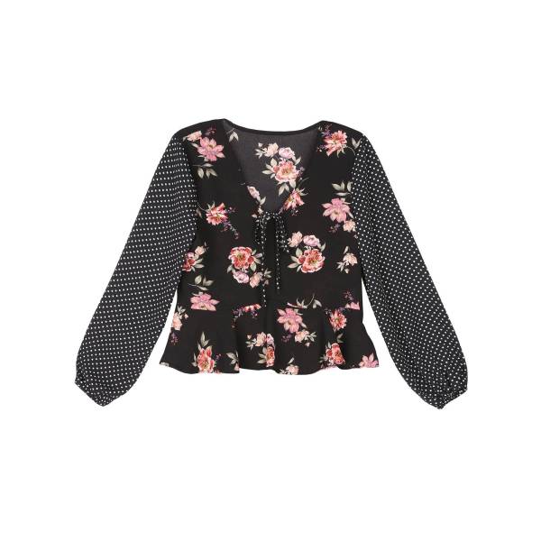 TOP SECRET дамска блуза с флорални мотиви