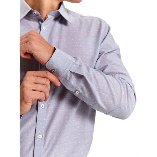 TOP SECRET мъжка вталена риза с дълъг ръкав