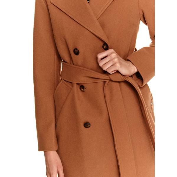 TOP SECRET дамски дълго палто с колан