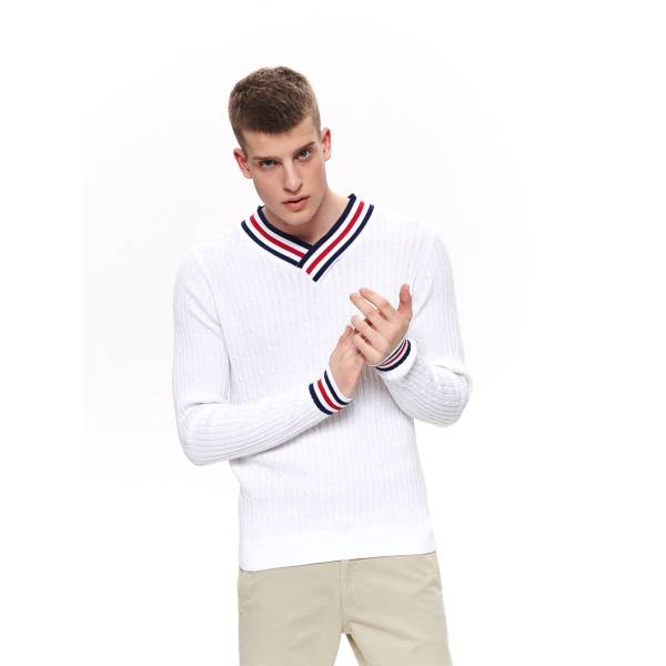 TOP SECRET мъжки пуловер фино плетиво
