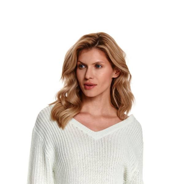 TOP SECRET дамски пуловер с v-образно деколте